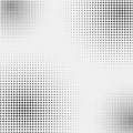 Halftone like element of crosses. Monochromatic abstract image. Royalty Free Stock Photo