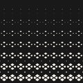 Halftone mesh seamless pattern, diamond shapes, fading rhombuses. Royalty Free Stock Photo