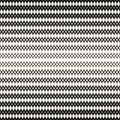 Halftone mesh seamless pattern. Vector black and white texture with lace, weave Royalty Free Stock Photo