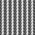 Halftone monochrome geometric pattern, decorative repeating illustration, vector background Royalty Free Stock Photo