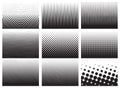 Halftone pattern vector dot gradient background Royalty Free Stock Photo