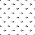 Halftone rigth arrow icon, simple style