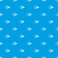 Halftone rigth arrow pattern vector seamless blue