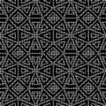 Halftone round black seamless background octagon triangle check