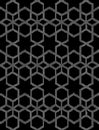Halftone round black seamless background star hexagon check geom