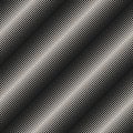 Halftone seamless pattern, circles & dots, diagonal lines Royalty Free Stock Photo