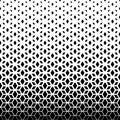 Halftone seamless pattern. Repeated geometric gradient. Black geometry pattern on white background. Repeating gradation design for Royalty Free Stock Photo