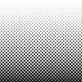 Halftone square dot vector texture. Halftone pattern tone background