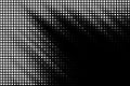 Halftone Squares Gradient Fading to Right Royalty Free Stock Photo