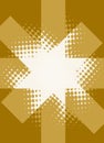 Halftone star background