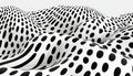 A halftone texture serves as the base for a curved, upward gradient, which is created by dense black dots that fade smoothly into Royalty Free Stock Photo