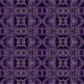 Halftone vector 3d seamless pattern. Colorful purple violet textured half tone circles background. Modern geometric repeat grid Royalty Free Stock Photo