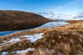 Halfway Lochan, Loch close to the hiking trail of Ben Nevis, Scotland Royalty Free Stock Photo
