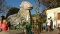 Nandi bull, Chamundi Hill, Mysore, India Royalty Free Stock Photo