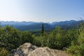 Halfway up Mount Healy overlooking Denali National Park Preserve. Royalty Free Stock Photo