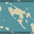 Halib Island, Eritrea, cropped to square. Topo Humanitarian