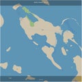 Halib Island, Eritrea, cropped to square. Topo standard
