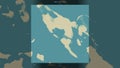 Halib Island, Eritrea, highlighted and labelled. Topo Humanitarian
