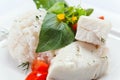 Halibut with rice Royalty Free Stock Photo