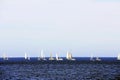 Halifax Canada, Nova Scotia harbor with yachts