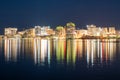 Halifax City Skyline at Night Royalty Free Stock Photo