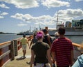 Halifax Fair Tourist Attraction Pier Coast and loads of Tourism People busy crowded summer Location