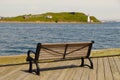 Halifax Harbour view from halifax waterfront. Royalty Free Stock Photo