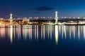 Halifax, Nova Scotia Bridge at Night