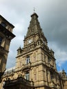 Halifax town hall in calderdale west yorkshire hall Royalty Free Stock Photo