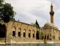 Halil Ul Rahman mosque domes and minaret in Urfa, Sanliurfa, Turkey