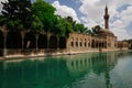 Halil-ur Rahman Mosque, Holy Lake (Fish Lake), Urfa Royalty Free Stock Photo