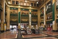 Hall of the abando indalecio prieto train station in bilbao, spain