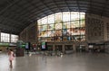 Hall of the abando indalecio prieto train station in bilbao, spain Royalty Free Stock Photo