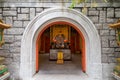 Hall of Bodhisattva Skanda at the Po Lin Monastery Royalty Free Stock Photo