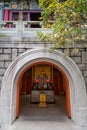 Hall of Bodhisattva Skanda at the Po Lin Monastery Royalty Free Stock Photo