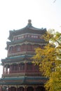 Hall of Dispelling Clouds and Tower of Buddhist Fragrance, Summer Palace, China