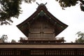 hall (honden) in a shinto shrine (izumo-taisha) in izumo (japan) Royalty Free Stock Photo