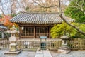 Hall of Japanese Buddhist Temple at the Kotoku-in Temple Royalty Free Stock Photo