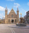 Hall of the Knights Ridderzaal in Binnenhof, Hague, Netherlands Royalty Free Stock Photo