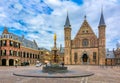 Hall of the Knights (Ridderzaal) in courtyard of Binnenhof (Dutch parliament), the Hague, Netherlands Royalty Free Stock Photo