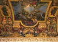 Hall of Mirrors ceiling Versailles Palace Royalty Free Stock Photo