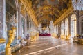 The hall of mirrors in Palace of Versailles