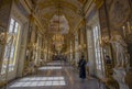 The Hall of Mirrors in the Royal Palace of Genoa, Italy Royalty Free Stock Photo