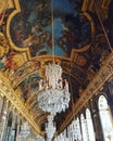 The hall of mirrors - Versailles Palace Royalty Free Stock Photo