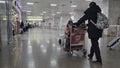 Hall near reception desks in Manas airport