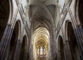 Hall of old church in Vienna Royalty Free Stock Photo