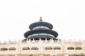 The Hall of Prayer for Good Harvests in the center at The Temple of Heaven, Beijing, China. The one of popular world heritage site Royalty Free Stock Photo