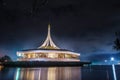 Hall Ratchamongkhon Suan Luang Rama 9 Park and Botanical Garden is the largest in Bangkok Royalty Free Stock Photo