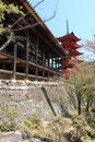 hall (senjokaku pavilion) and pagoda in miyajima (japan) Royalty Free Stock Photo