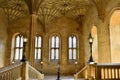 The Hall Staircase at Christ Church, Oxford, England, appears in the Harry Potter films Royalty Free Stock Photo